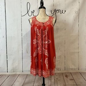 Mandala NWT  Floral Batik Print Tunic or Dress OS